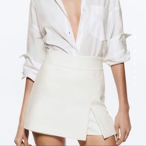 Zara Slit Skort NWT